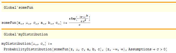 Function definitions