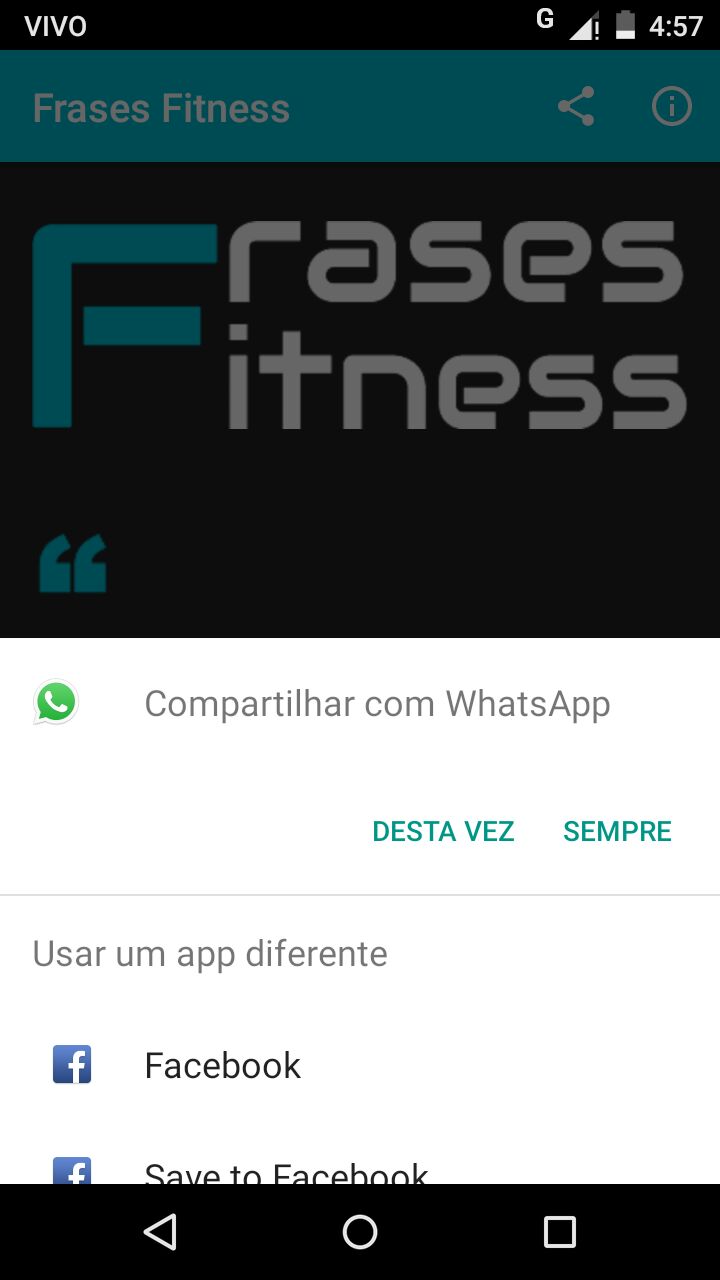 App de frases em Android