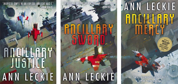 All three book covers side by side showing a large big ship across them all and some smaller ships on each one individually