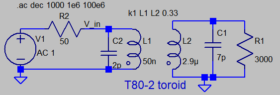 LTspice schematic