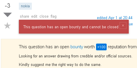 This question has an open bounty and cannot be closed