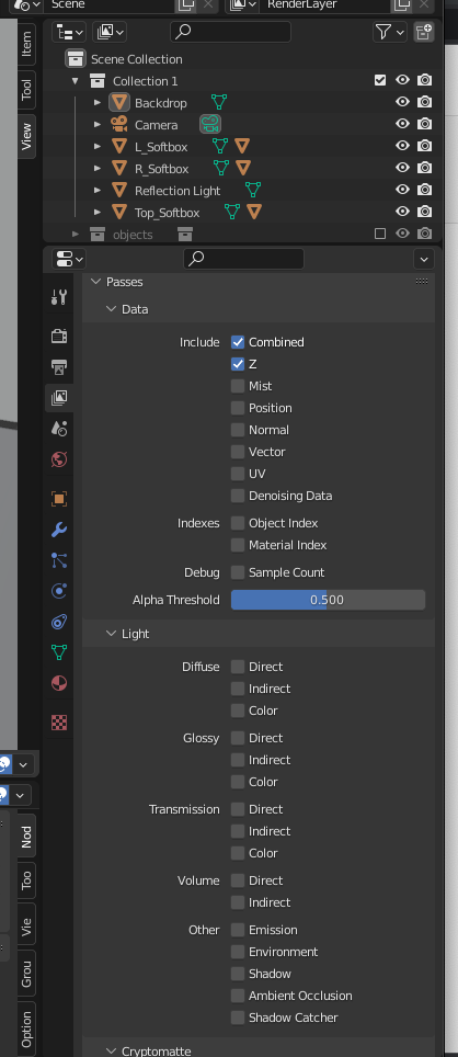 Render Layer Settings