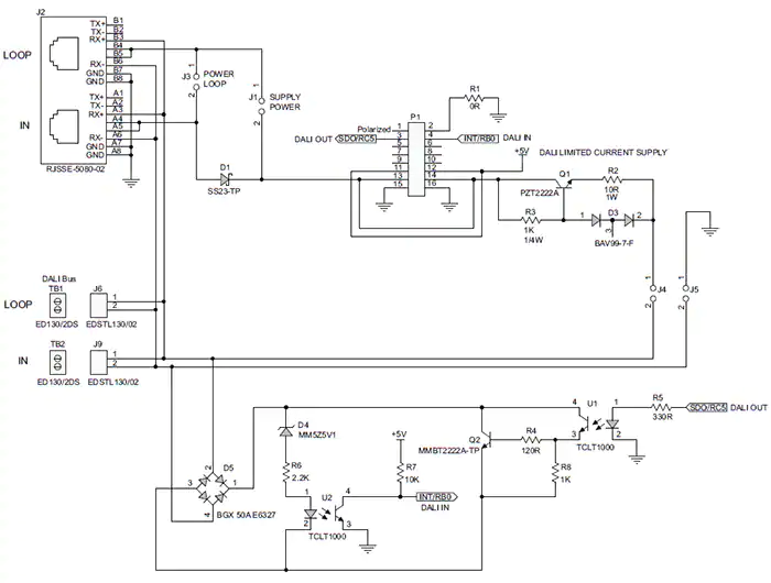 Microchip DALI application note