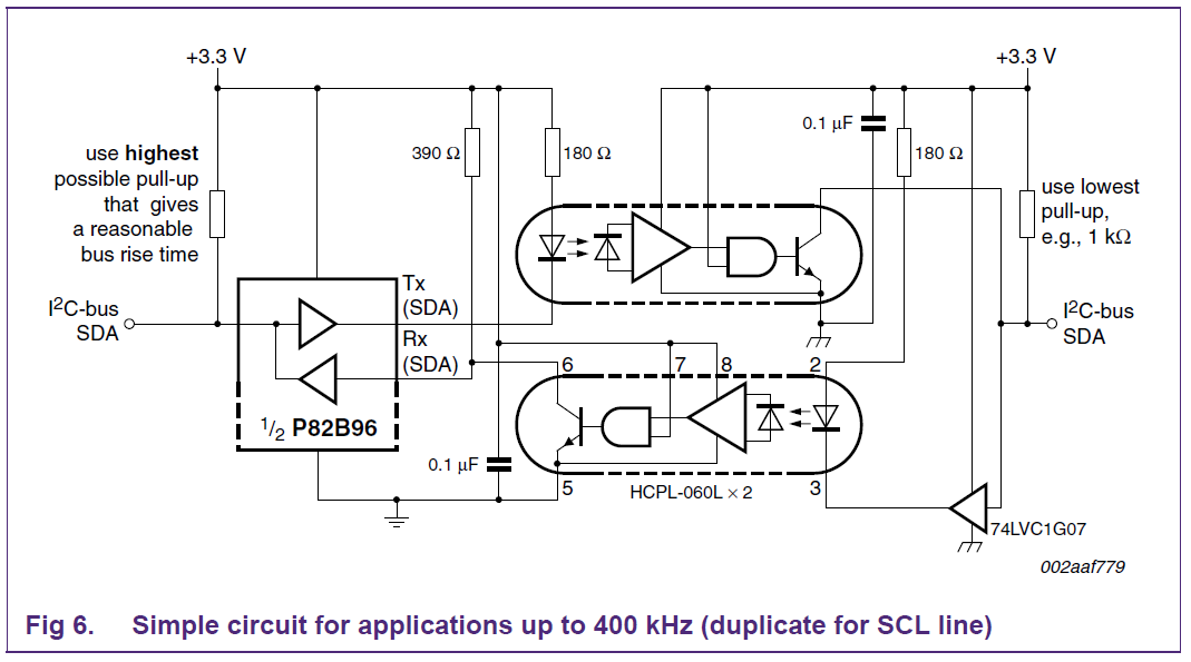 3.3V bias at 400 kHz