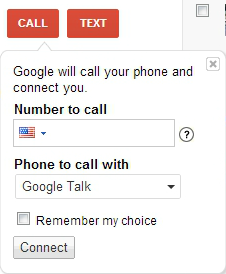 Google Voice Webapp Call With...