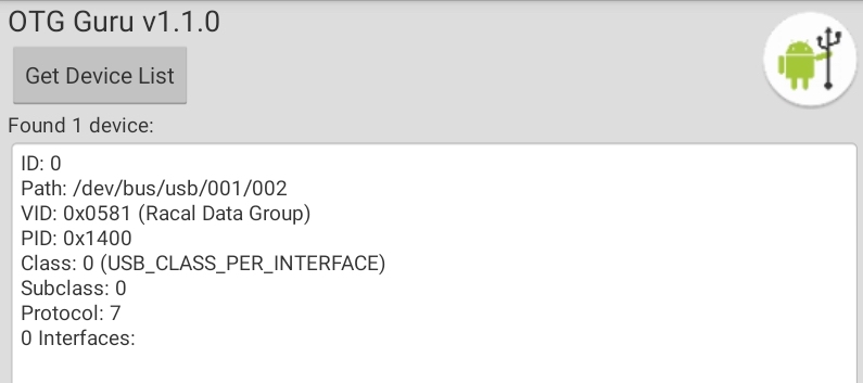 OTG Guru with weird VID/PID