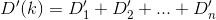 Derivative of D