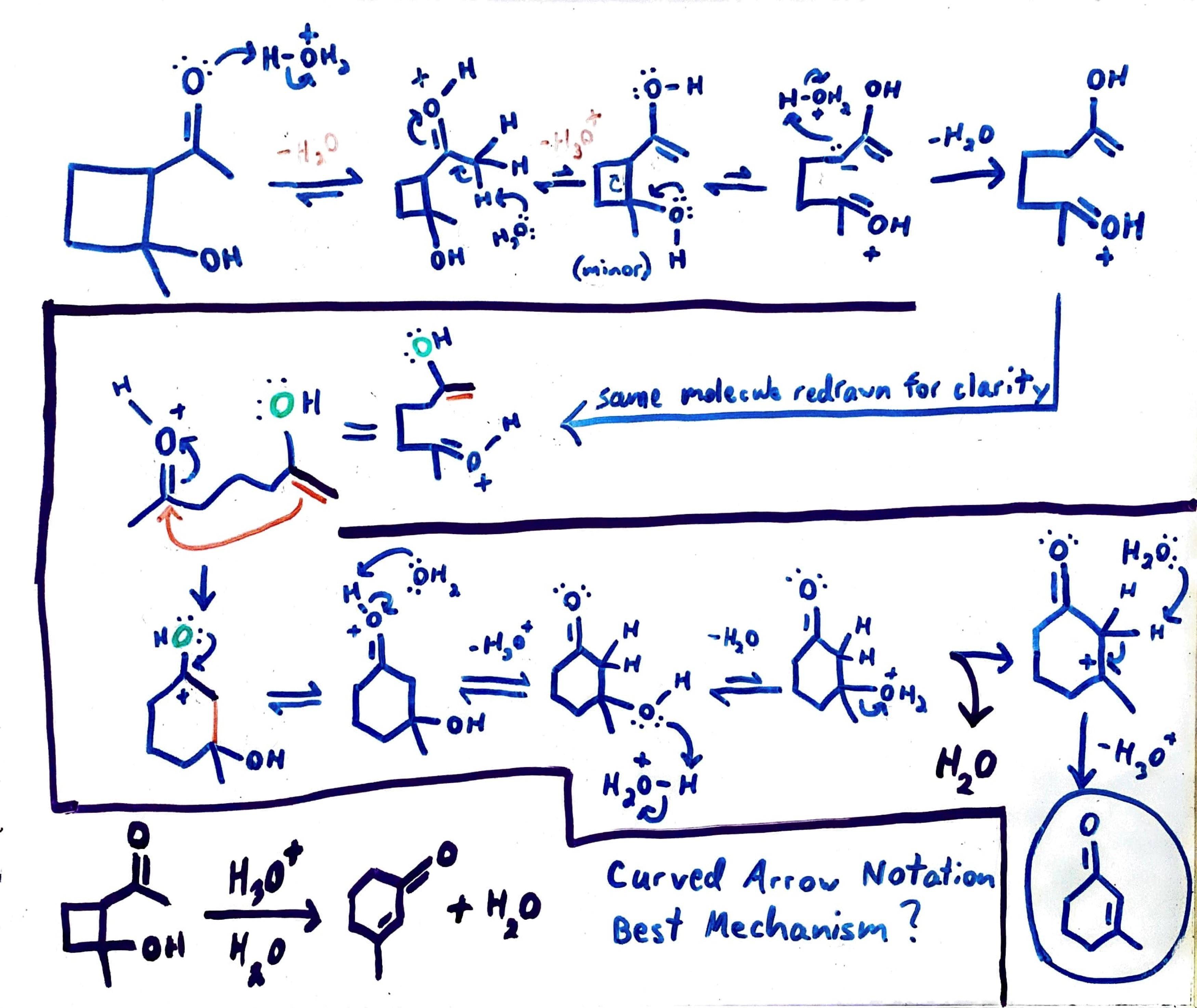 acid catalyzed aldol reaction