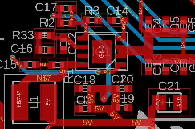 Board layout