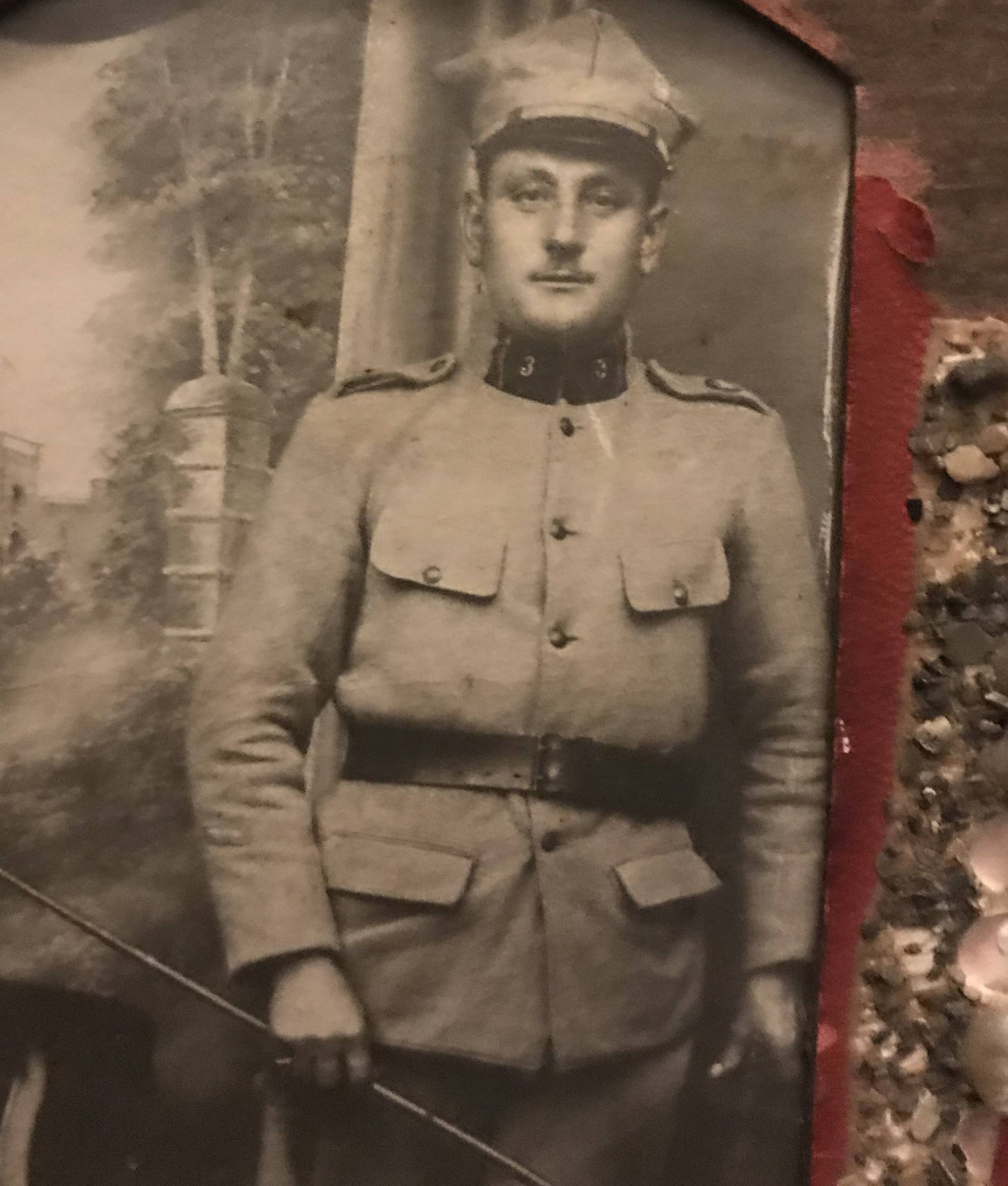 man in military uniform