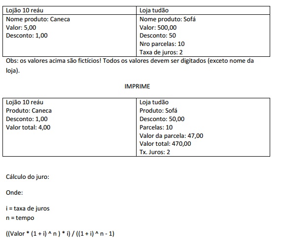 fórmulas de taxa de juros