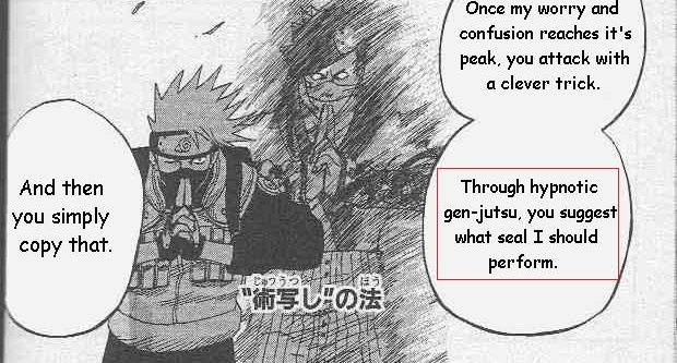 Kakashi Using Genjutsu