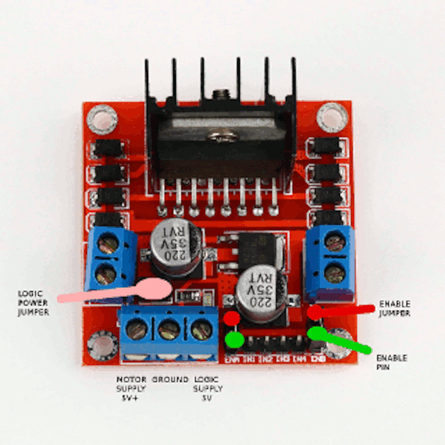 L298N motor driver module