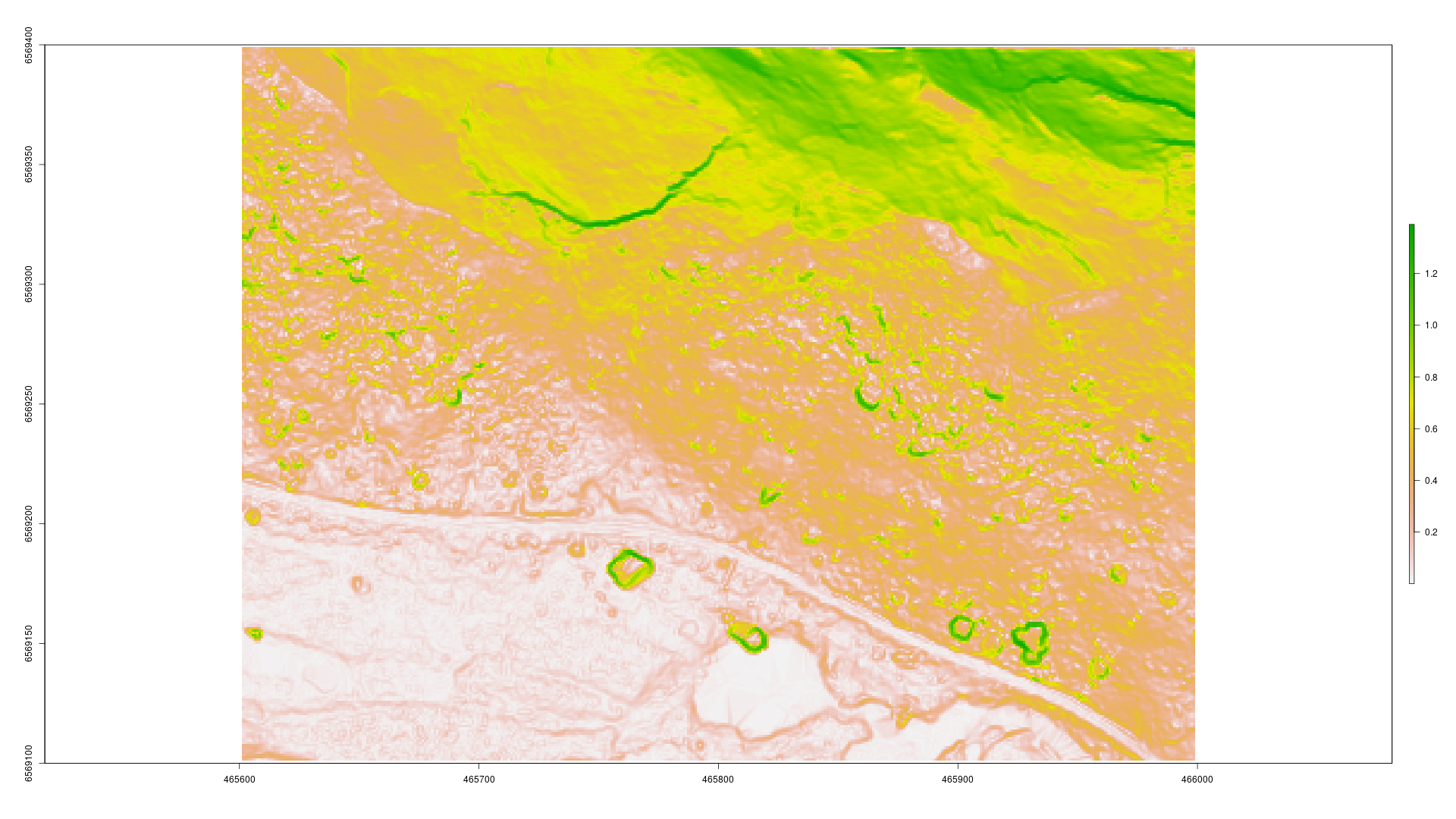 Slopes from ground model