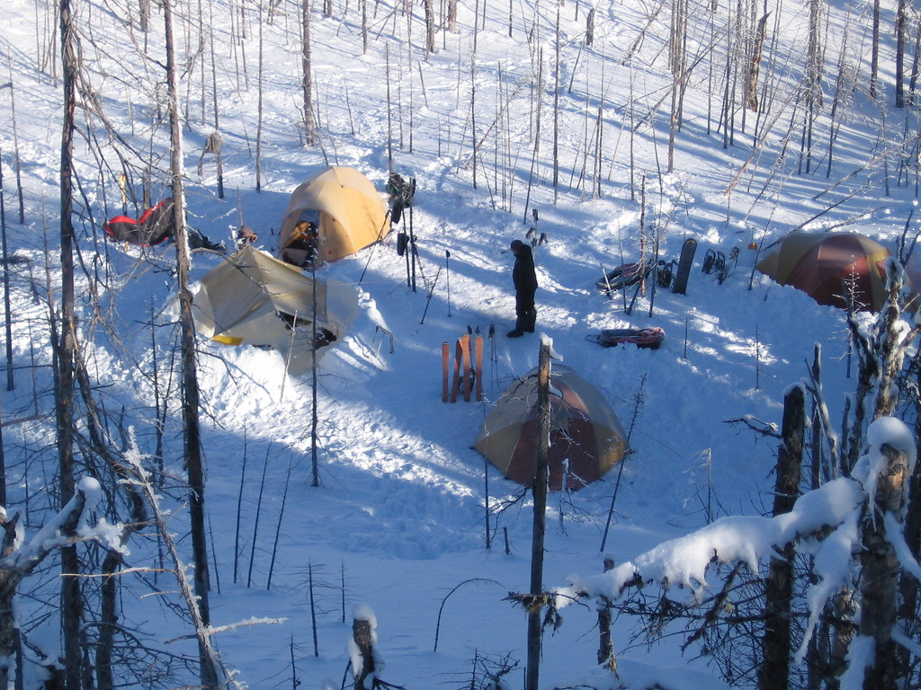 Nicest winter camp I ever had time to build