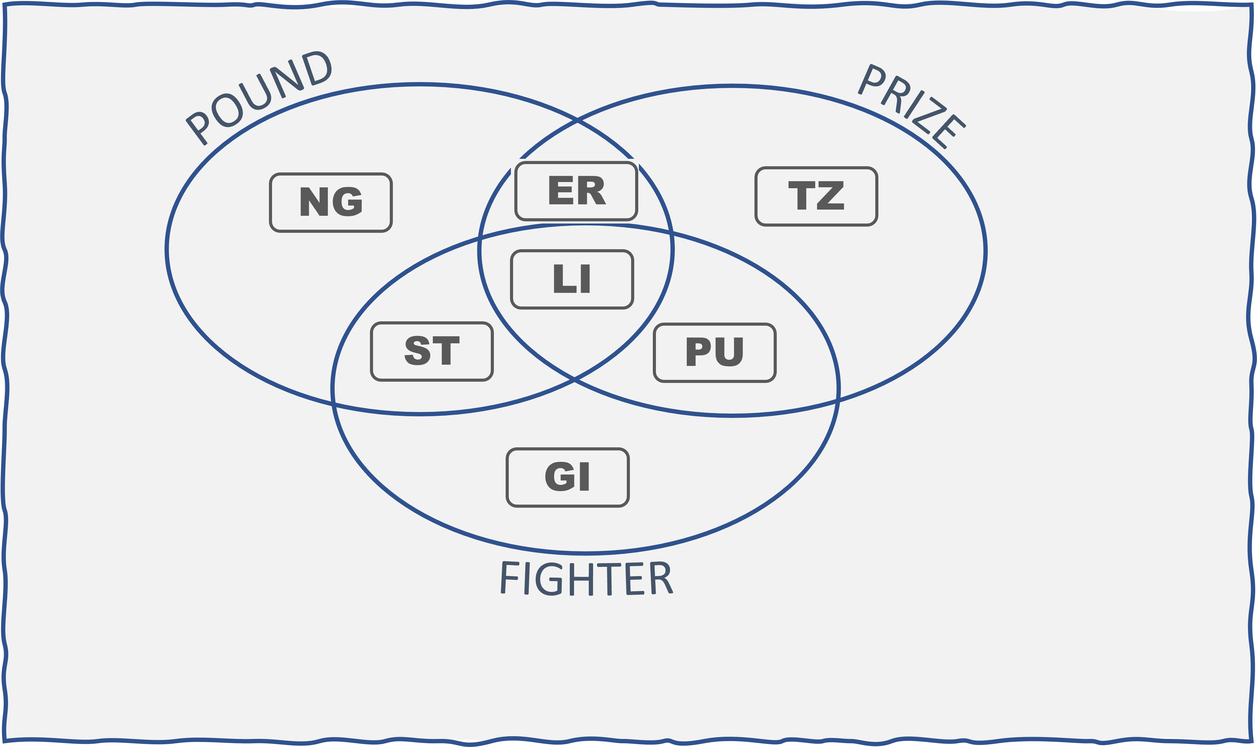 filled-in diagram