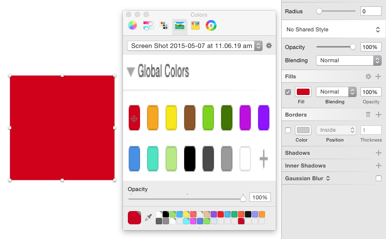 Share Global Colors in Sketch