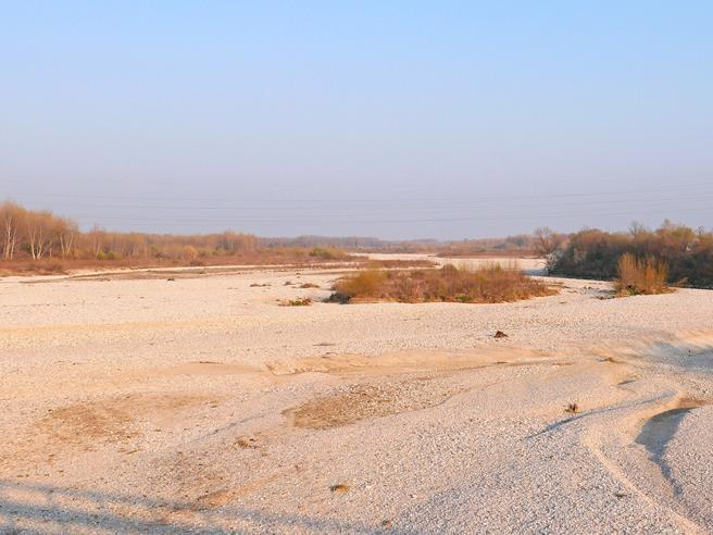 drought of River Piave - North-East Italy - 2022