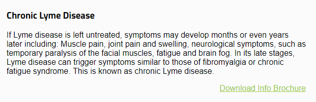 Old Infusio Lyme claims