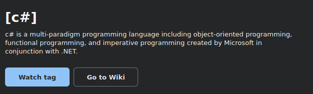 When not following c# I can't ask questions