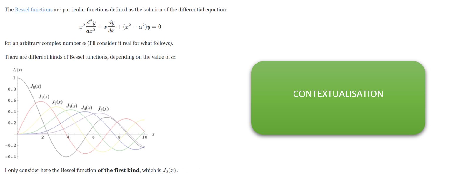 Contextualisation