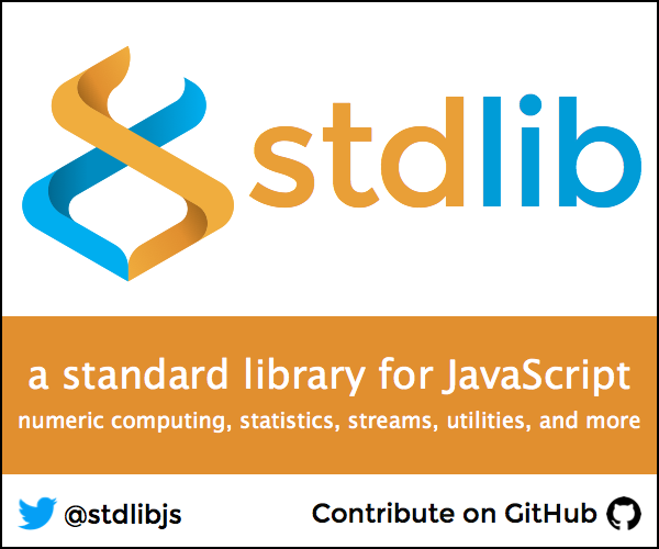 a standard library for JavaScript and Node.js