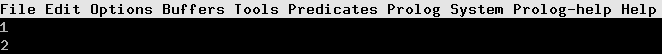 Emacs menu bar in Prolog mode
