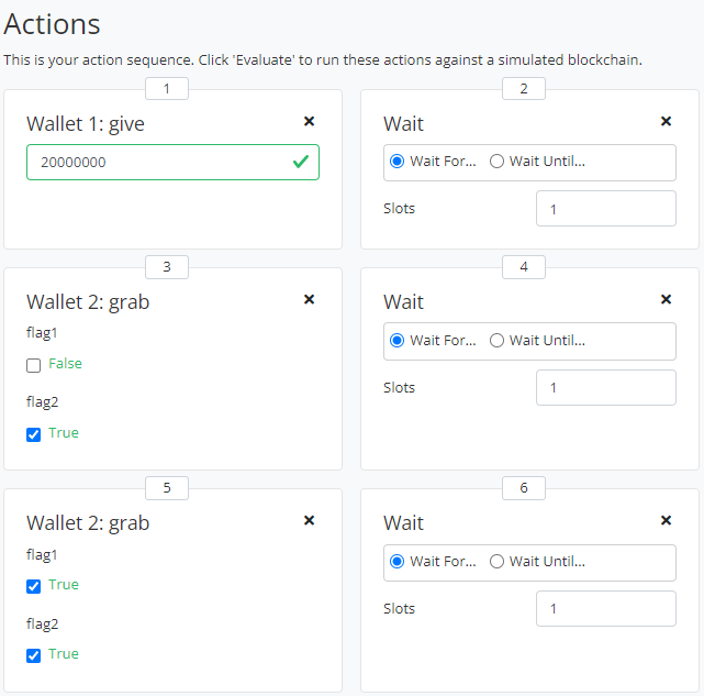 playground actions resluting in no grab