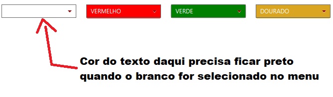 Cor do background do choice-box e do texto brancos...