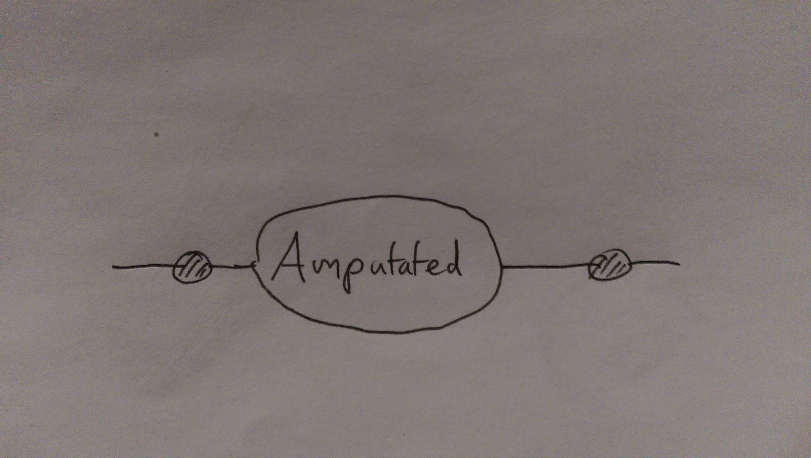 Amputated diagram