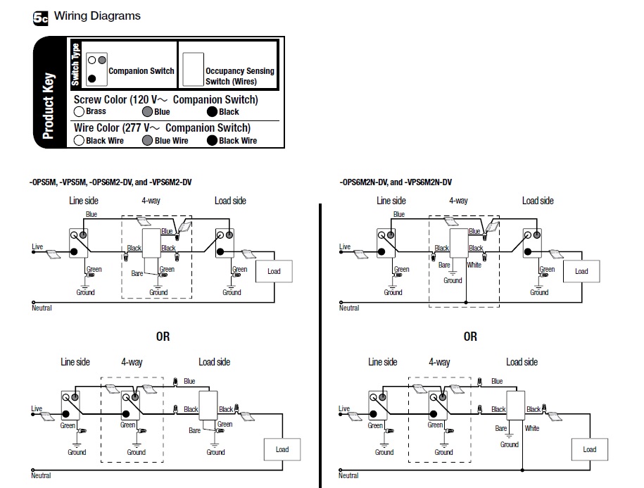 4 way switch wiring 