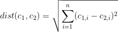 Euclidean Distance