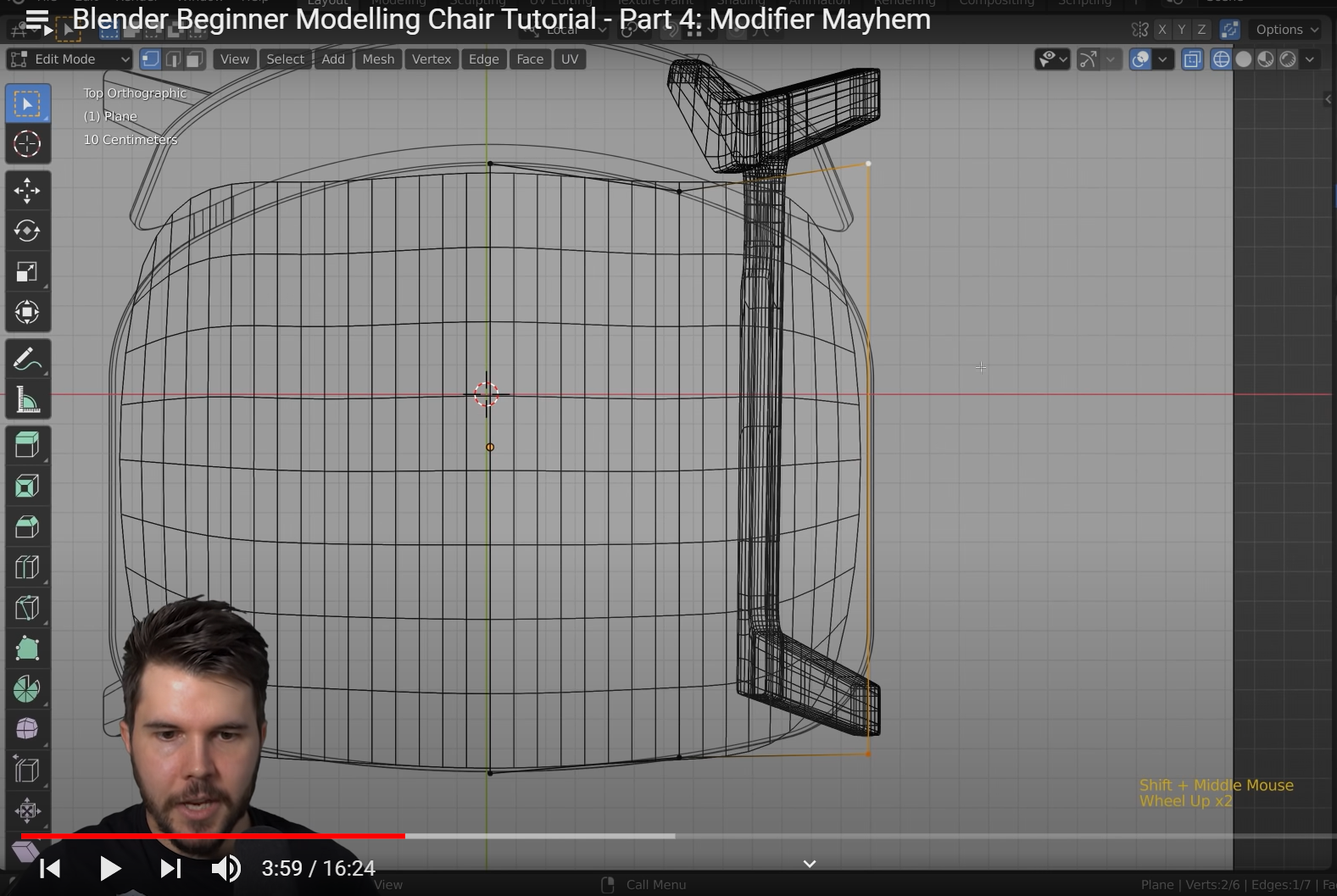 Mr. Blender Guru's x-ray mode