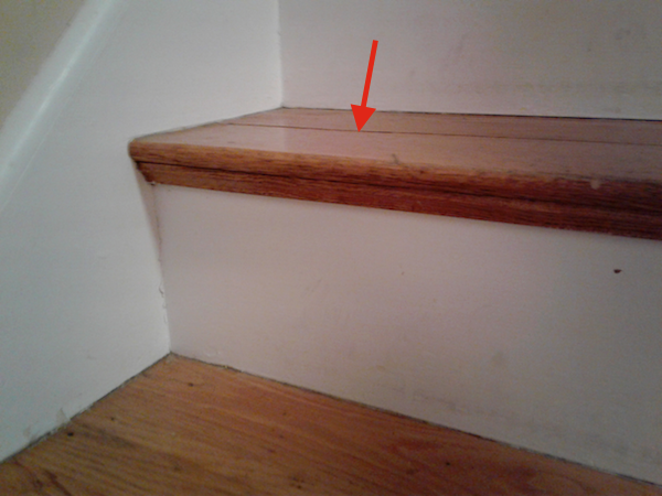 Split step on staircase