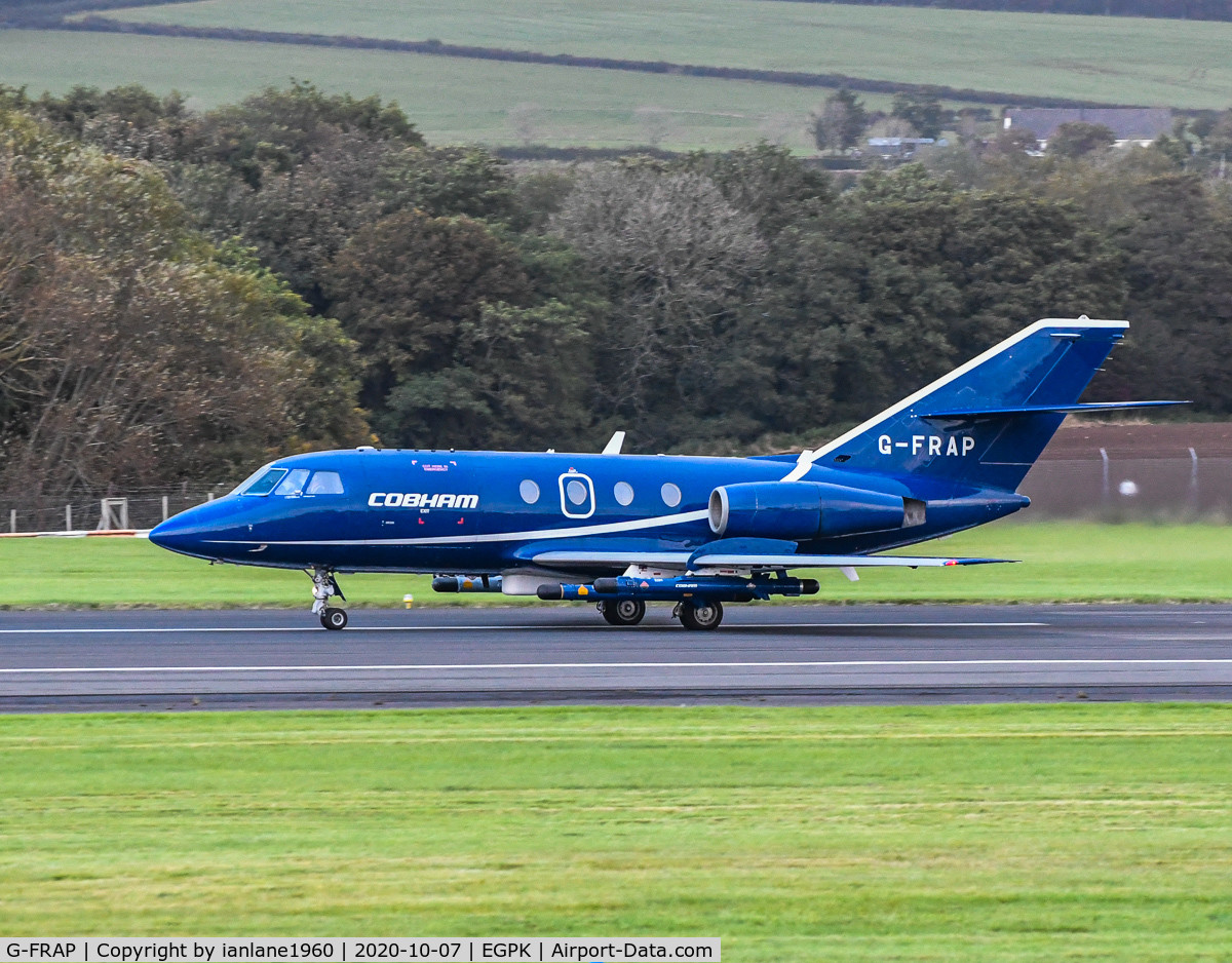 Falcon 20 at Glasgow Prestwick for Join Warrior 2020