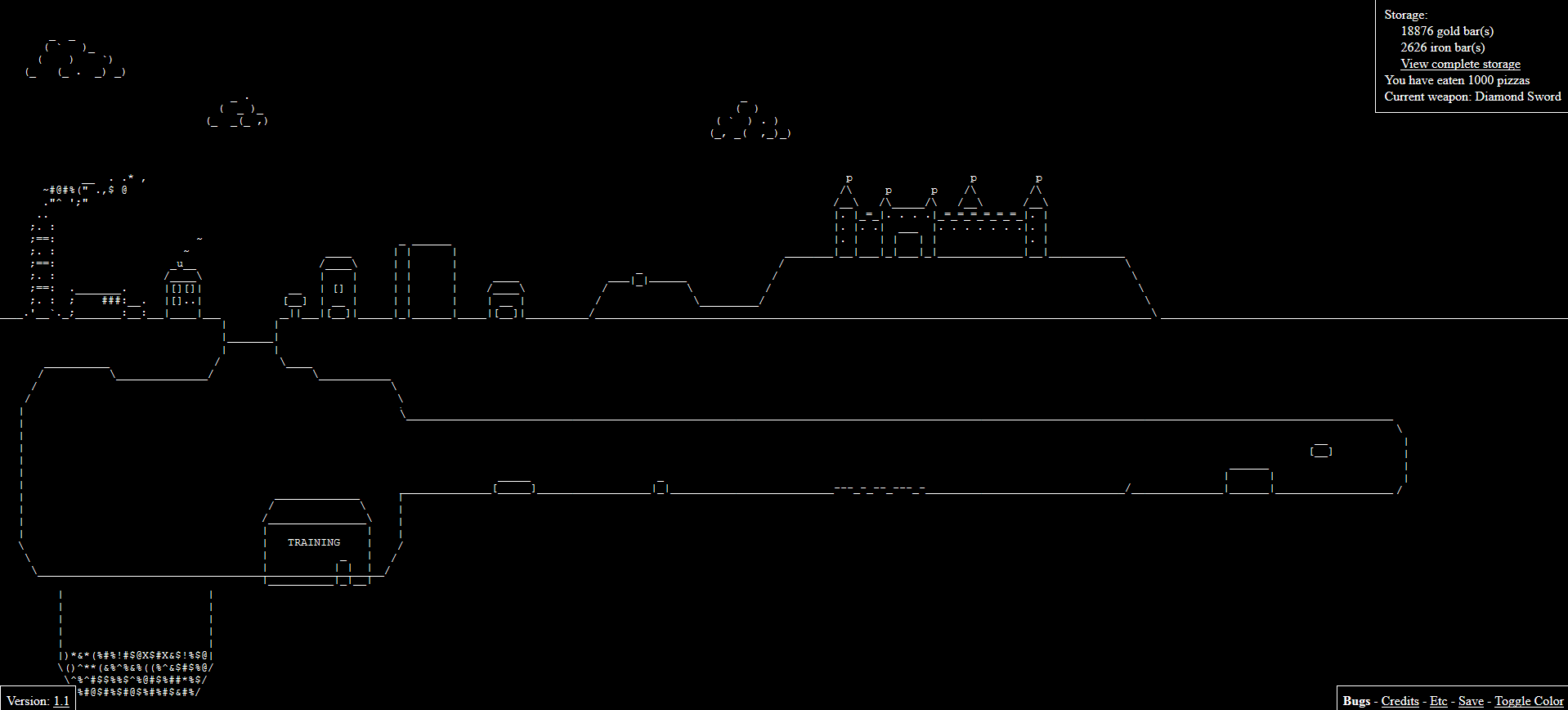 Map of The Gold Factory before the Nether appears