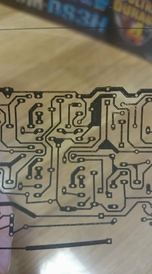 Laser Printed PCB on Thermal Paper