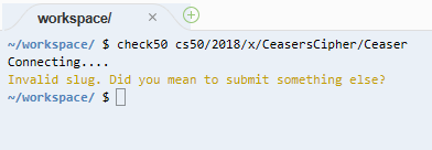 what I get when I try to submit