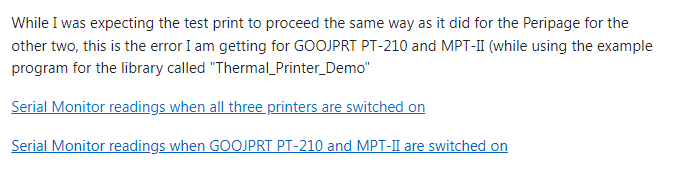 Screenshot of post, with two different links, one visited and one unvisited—which is which? As a visually-impaired user, you're in no worse position than anyone else to answer this question!