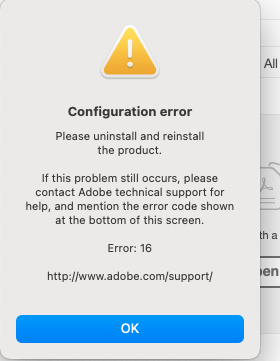 Acrobat Error