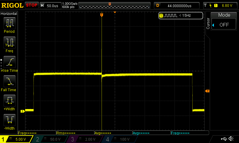 Low side gate while firing at 100V