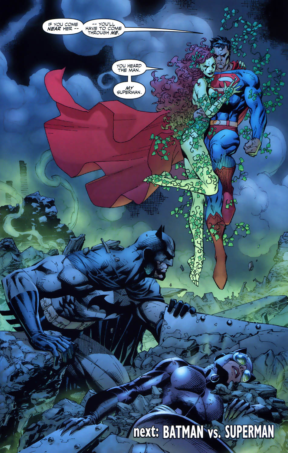 Poison Ivy controls Superman