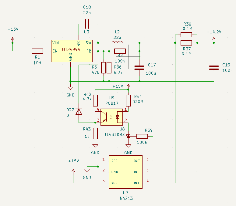 Schematic of a possible CC CV charge implementation.