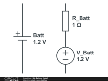 Battery ESR model