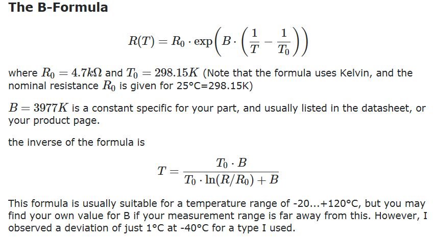 B-formula