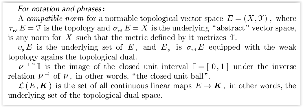 Notation