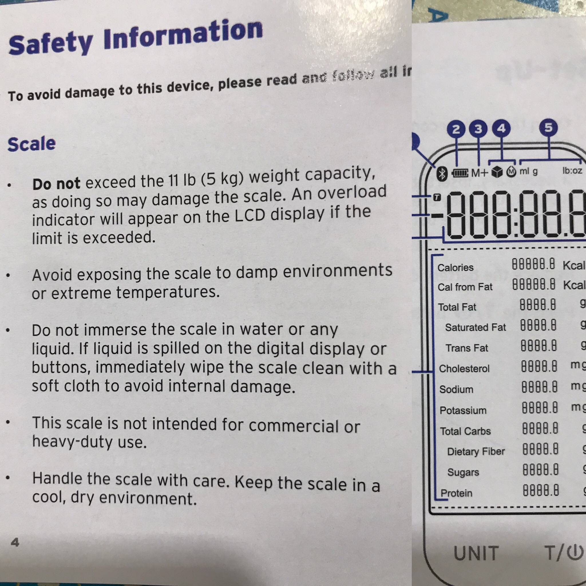 Nutrition scale 