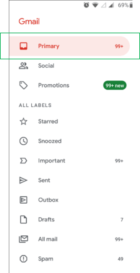 Diseño GMAIL