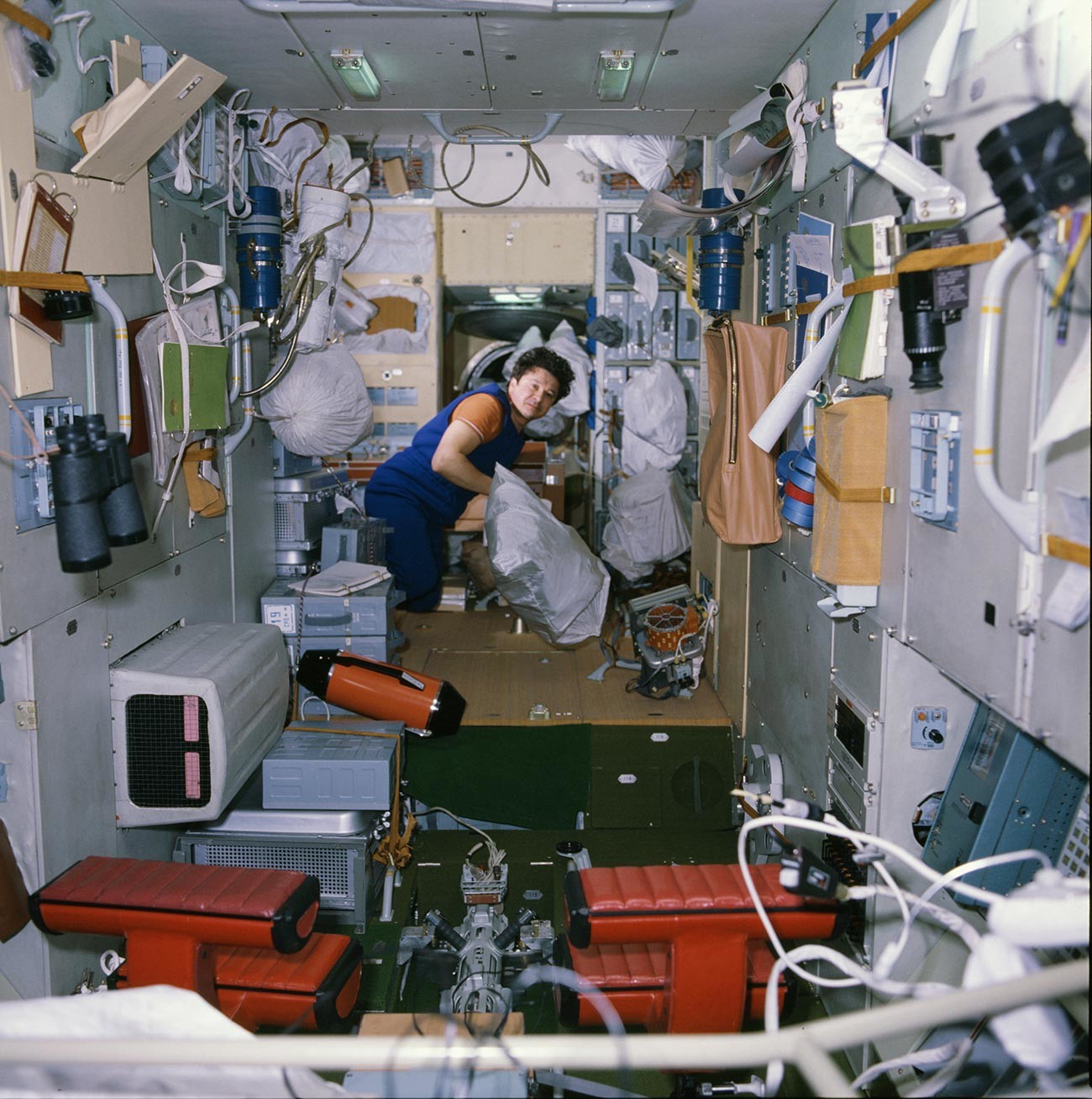 Inside Space Station Mir