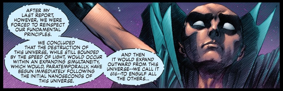 Uatu talks about 616 and the multiverse